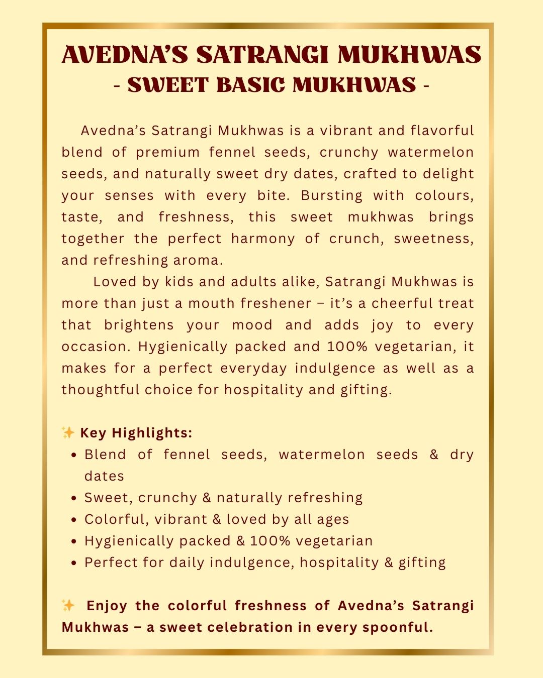 SATRANGI MUKHWAS