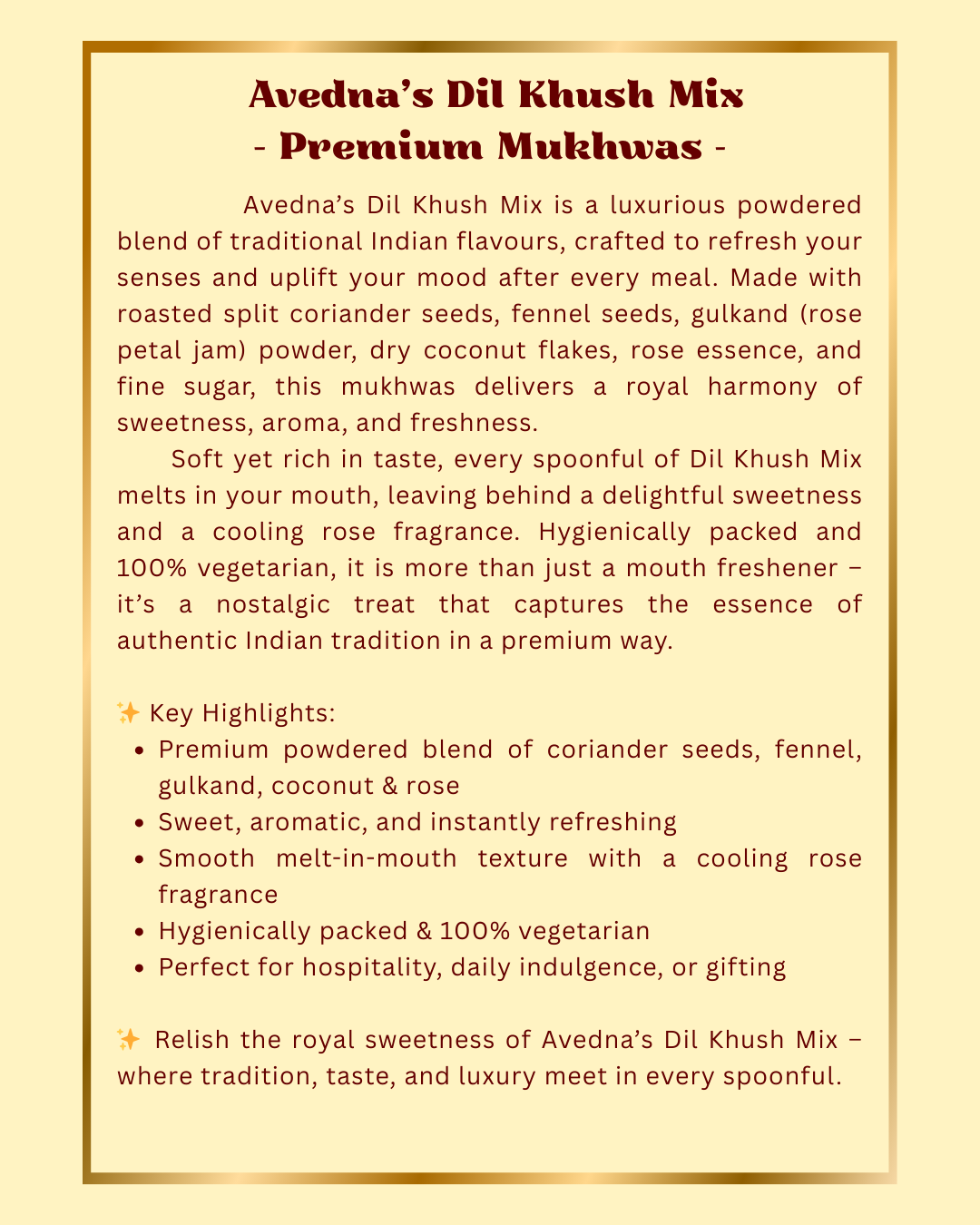 DIL KHUSH MUKHWAS